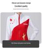 Autumn Winter Chinese Patriotic Five-Star Sports Fitness & Dance Teamwear Set