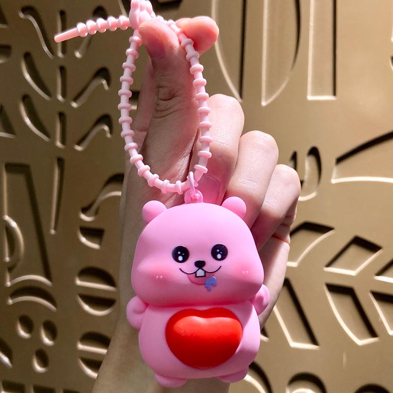 Capybara Decompression Keychain Doll Pendant - Cute Bag Charm Gift