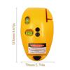 Portable Mini Vertical Laser Spirit Level Laser Straight Level 90 Degree Mouse-shaped Plastic Self-leveling Measuring Tool