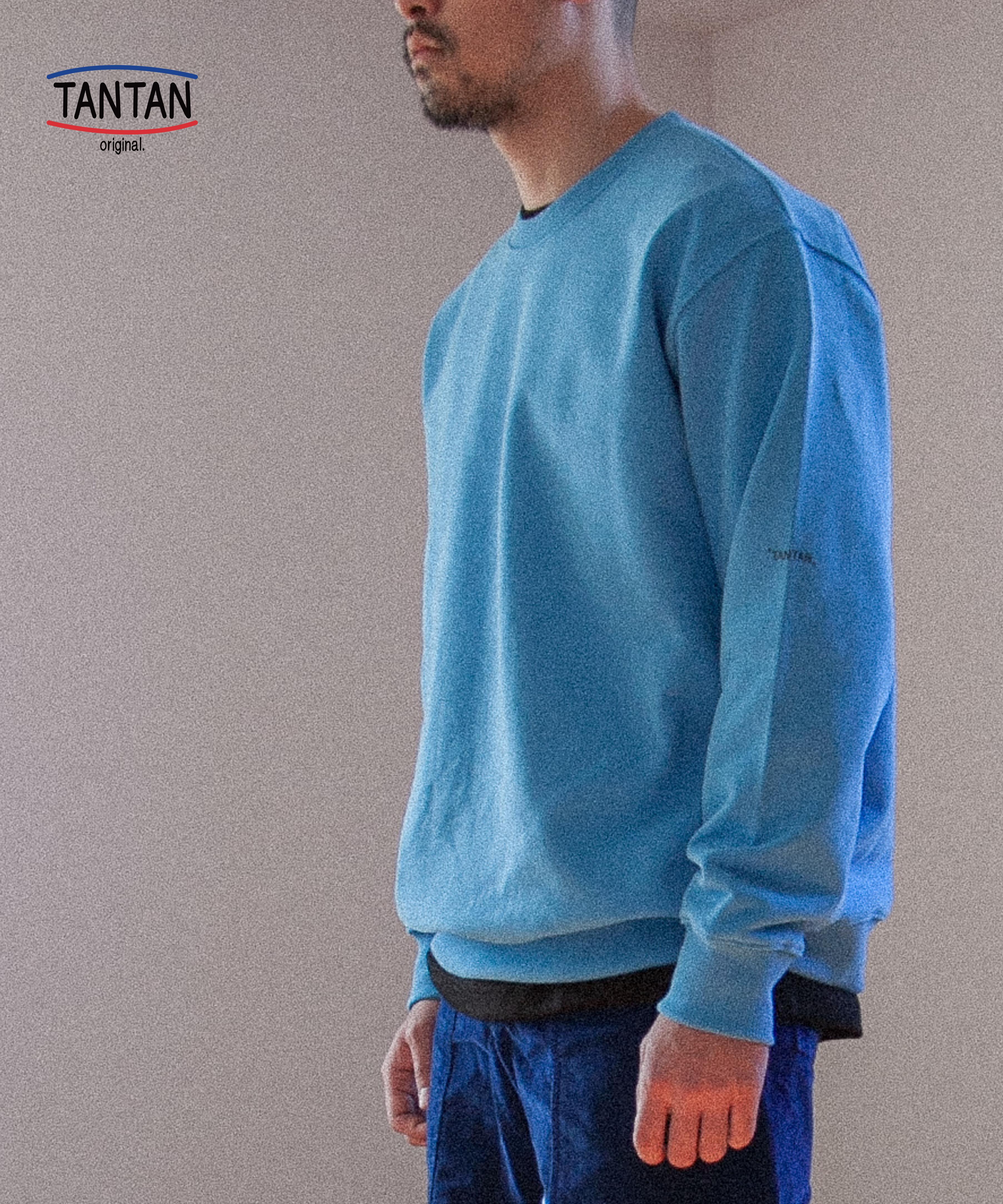 Свитшот Tantan Tone-Up (Базовая версия) - Голубое небо Blue/L