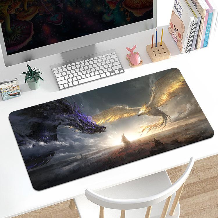 Mousepad Home Computer Table Large Pc Mouse Pad Art Keyboard Mause Rug Desk Mat Office Accessories