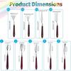 9Pcs Palette Knife Set Stainless Steel Spatula Painting Knives ergonomic Handle Painting Pallet Knife Set for Oil Painting