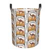 Vintage Camel Cigarette Pack Dirty Laundry Baskets Foldable Large Waterproof Clothes Toys Basket For Home Kids