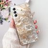 For Samsung Galaxy A24 4G Case SM-A245F Cover Fashion Flower Marble Soft Silicone Phone Covers For Samsung A14 A34 A54 5G Fundas