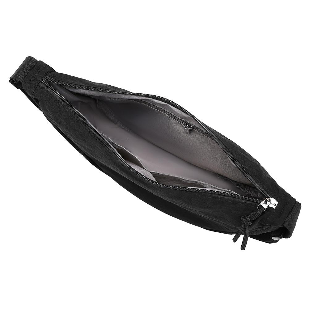 New simple casual lightweight shoulder bag large capacity Korean version messenger bag trendy commuter versatile dumpling bag