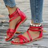 Fashion New Women Summer Shoes Casual Gladiator Gothic Flip Flops Woman Low Heel Slippers Flats Buckle Trending Sports Beach Sandalias