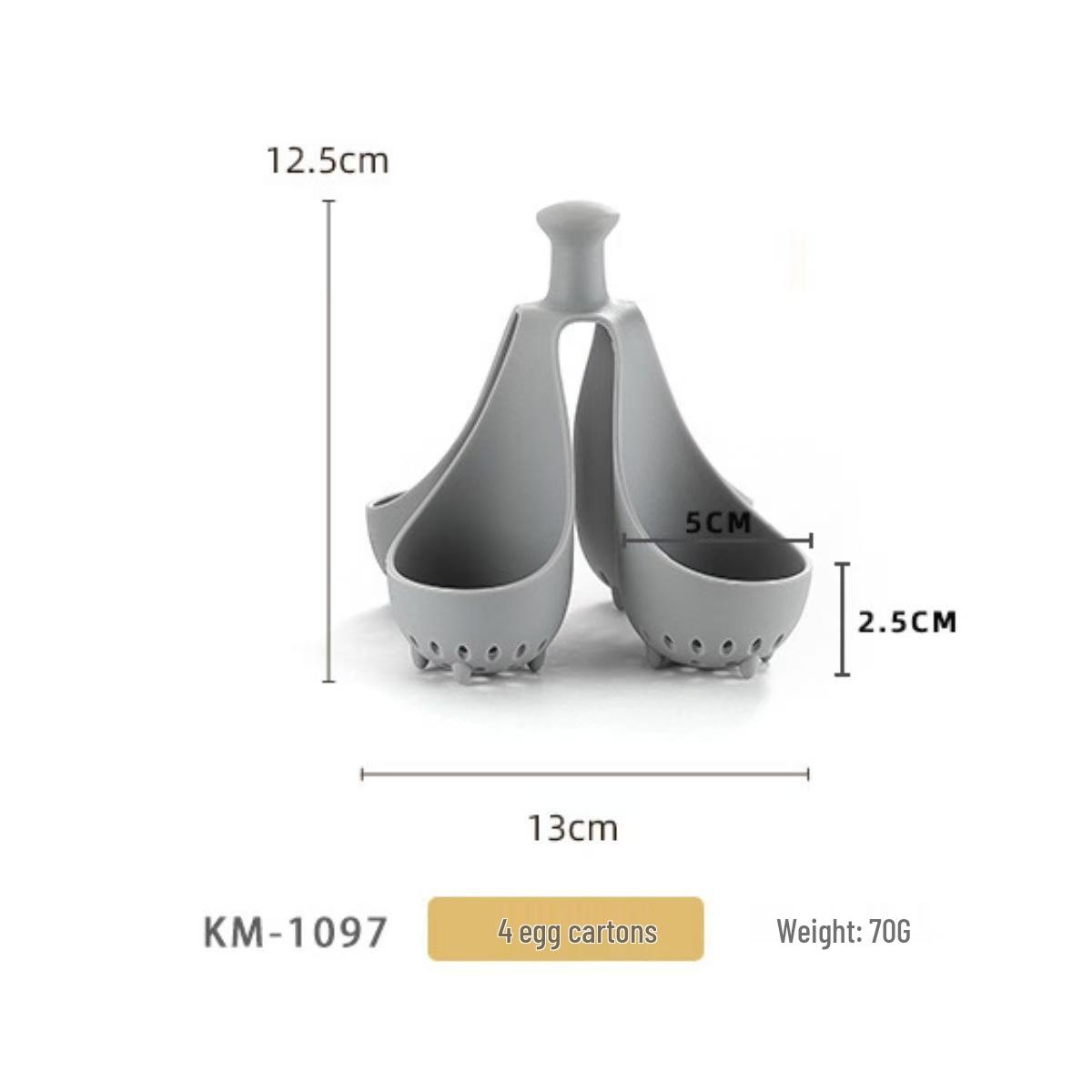 Silicone Egg Boiler & Holder: High-Temp Resistant, Food-Grade Mold for Boiling & Storing Eggs