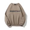 ESSENTIALS Streetwear Bluza z długim rękawem z okrągłym dekoltem Podszyta frotą Nadruk z literami Unisex