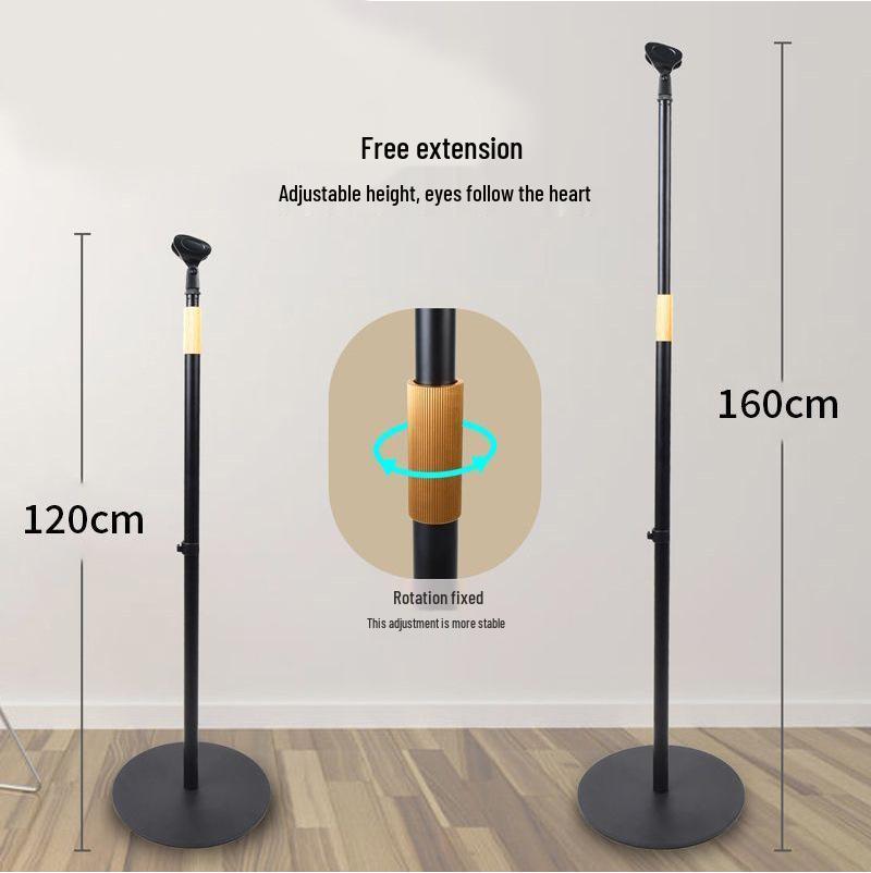 Adjustable Microphone Stand with Round Base for Stage and KTV Performances