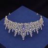 Gorgeous Crystal Crown Headbands Royal Queen Tiaras Birthday Party Wedding Hair Jewelry Bridal Diadem Princess Headdress Bride