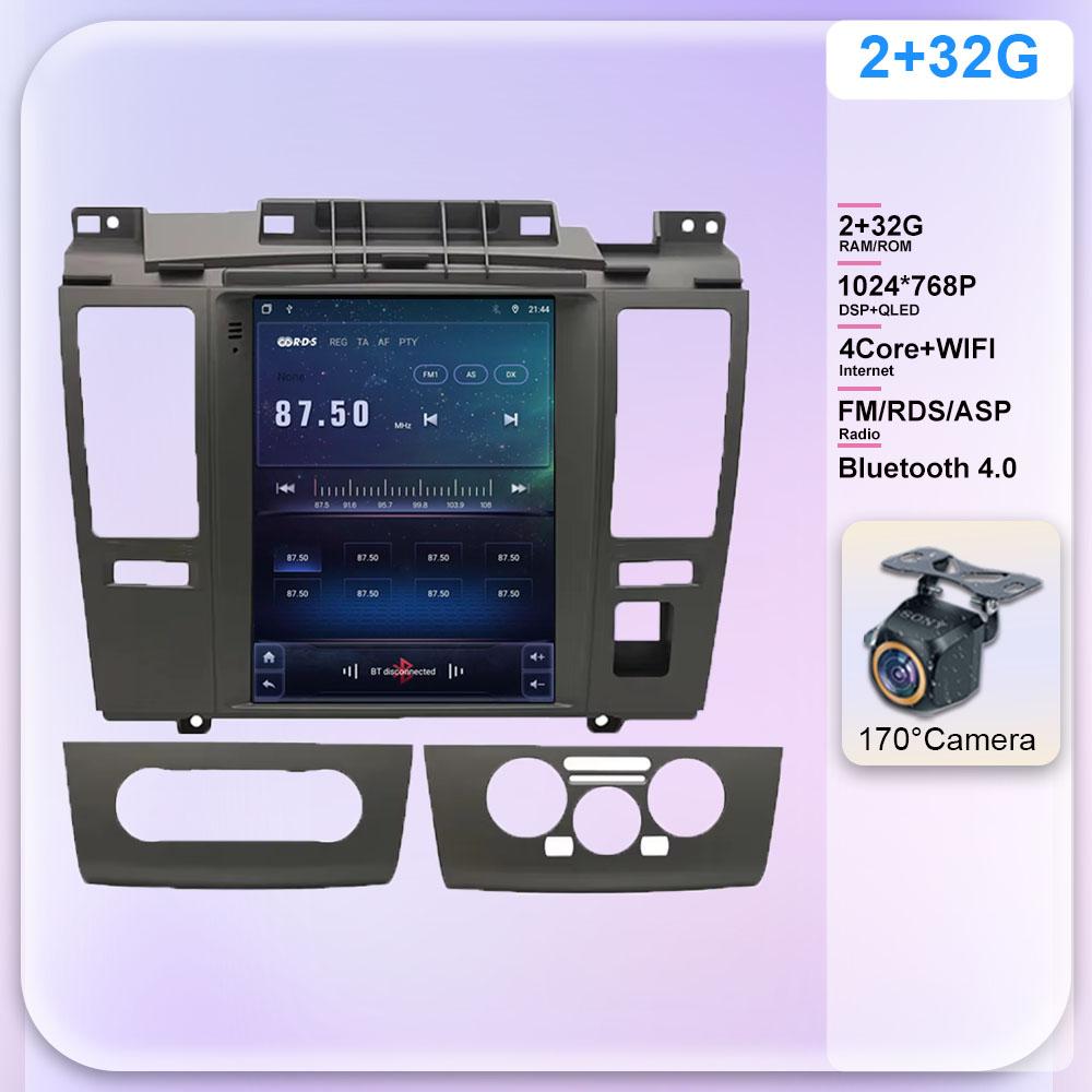 

9,7-дюймовый Android для Nissan Tiida C11 2004-2013 Автомагнитола с высокопроизводительным процессором HDR QLED Экран 5G WIFI BT Нет 2Din Carplay DVD