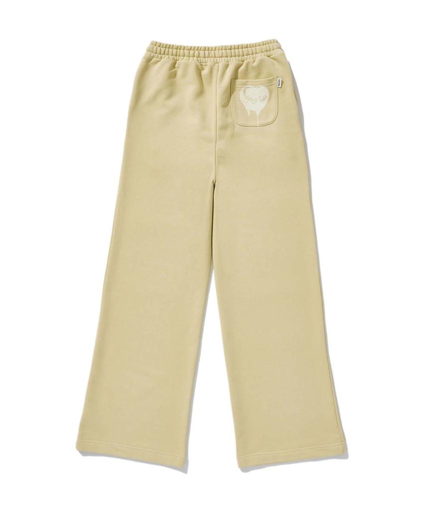 LOTSYOU Melting Heart Candy Sweatpants Yellow