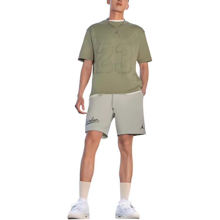 Jordan SS24 T Shirt Men's Oil Green HJ6542-386