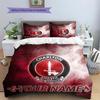 Custom Name Charlton Athletic Pattern Bedding Quilt Set  Home Decoration  Gift (1 * duvet cover + 2 * pillowcase  without core)