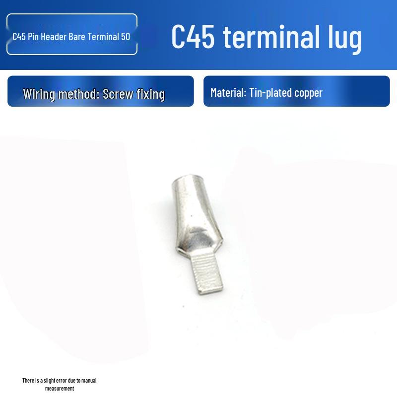 C45 Duckbill Nose Bare End Connection Pin Terminal