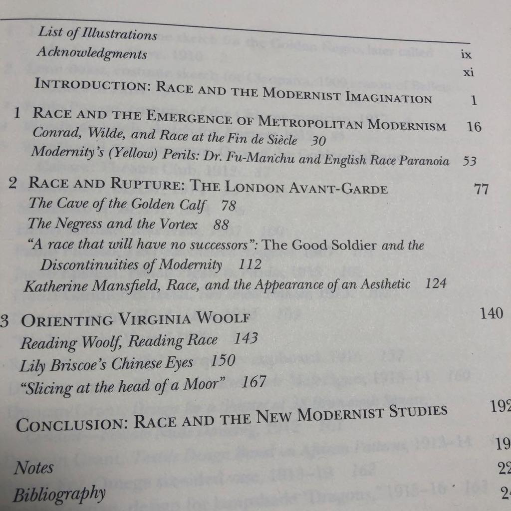 [USED] Race and the Modernist Imagination