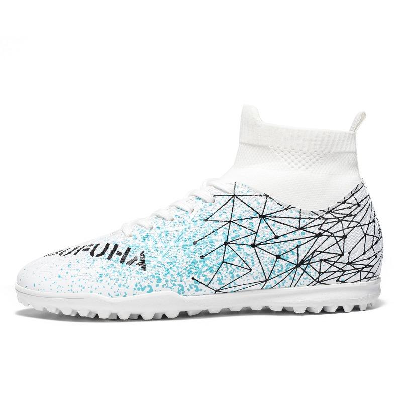 Football Shoe High -top TF Crushed Nails Male and Female Adult Children's Nail Shoes Training Shoes Artificial Grass Football Boots