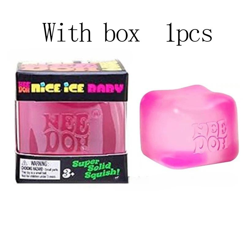 Schylling Needoh Nice Cube Sensorischer Fidget Cube Stressabbau Angst Sensorisches Werkzeug Für Konzentration ADHS & Beruhigung Partygeschenke