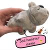 PP Cotton Filled Stuffed Animal Doll No Shedding Cute Hamster Toy  Home Bedroom Decor