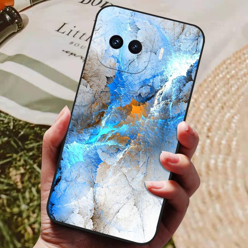 For iQOO Z11 Turbo 5G Case Luxury Painted Phone Silicon Back Cover For VIVO Iqoo Z11 Turbo V2536A Cases Protective Shell Fundas