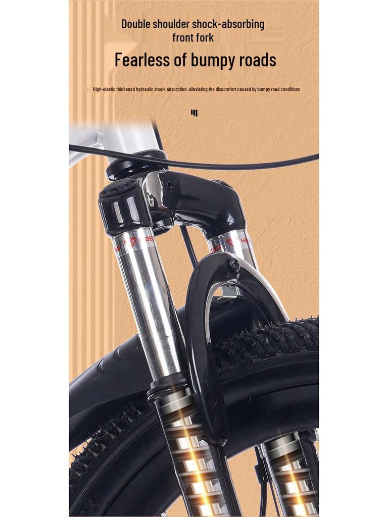 Children's Mountain Bike: Variable Speed, Disc Brake, Ages 6-12, Suitable for Boys, Girls, and Teens