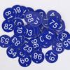 Plastic Beehive Tags 3.5CM Number Plate Beehive Mark Board Tag  Bee Hive Mating Box Mark