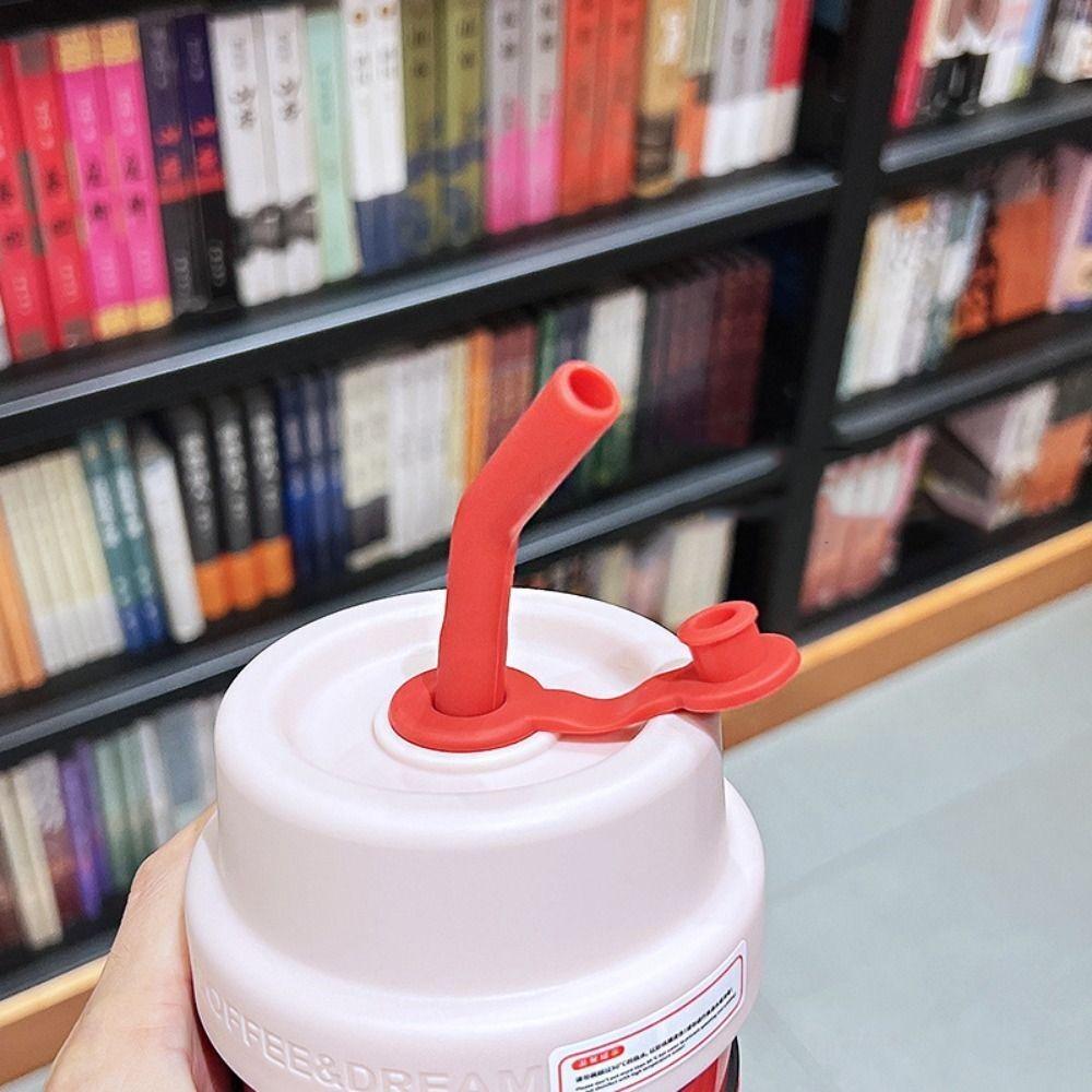 Mini 400ML Water Bottle Stainless Steel Office Straw Water Cup Dopamine Cute Coffee Cup  Girls