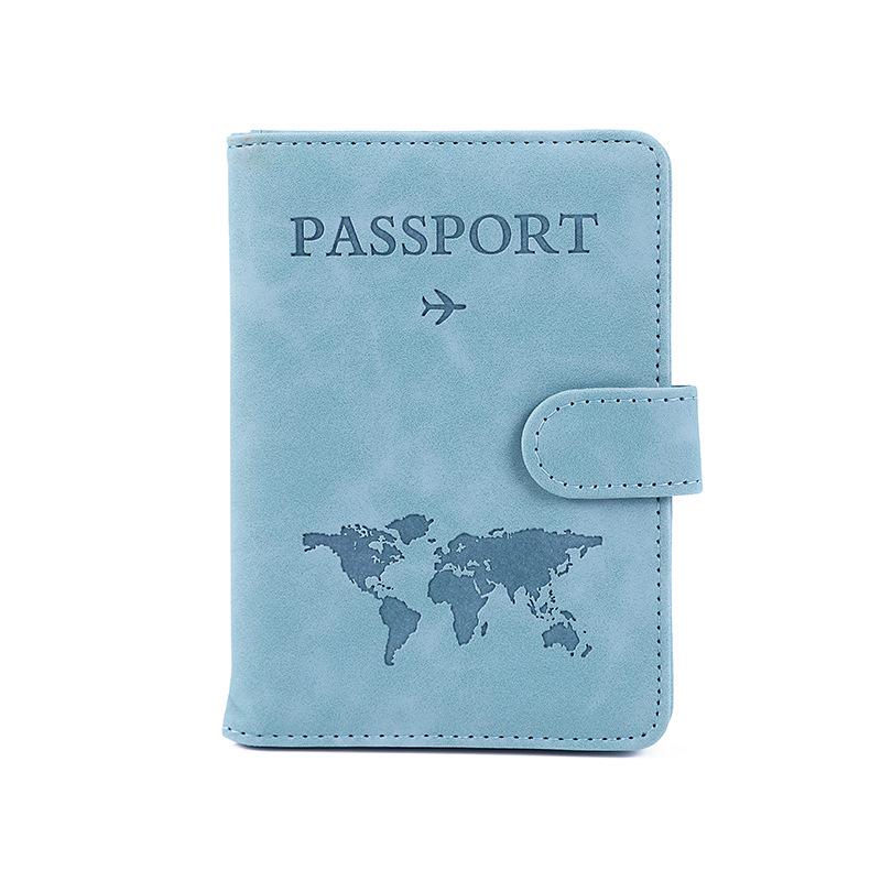 2024 Unisex PU Leather Passport Holder & ID Bag