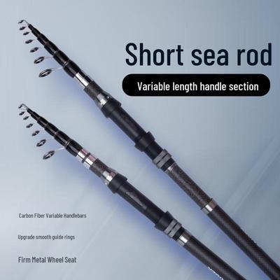 Brangdy Ultralight Carbon Fiber Telescopic Sea Fishing Rod