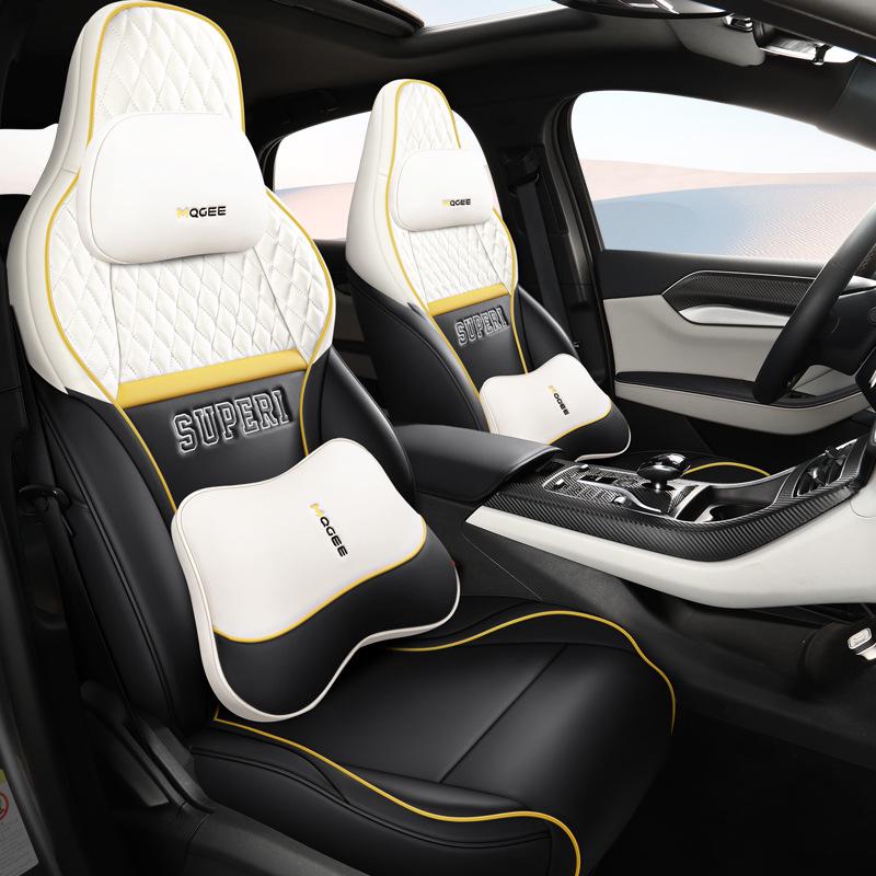 BYD Qin Plus EV/DMI Full Wrap Leather Seat Covers – All-Season, 5-Seat Set