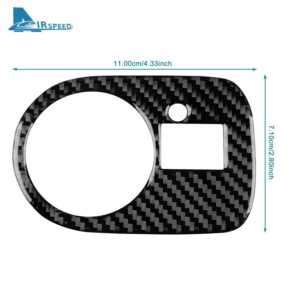 Echter Weicher Karbonfaser-Aufkleber für Seat Leon 2005 2006 2007 2008 2009 2010 2011 2012 LHD RHD Auto Scheinwerferschalter Rahmenverkleidung