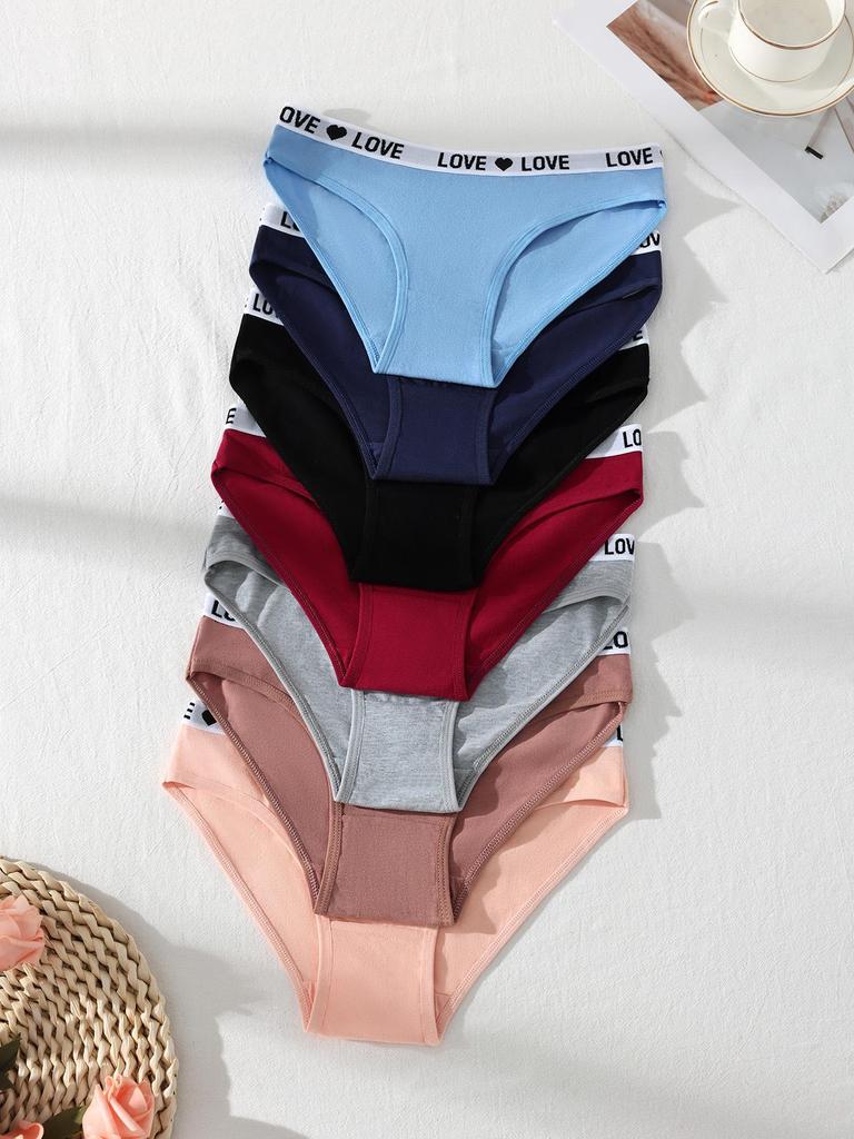 Kobiety Bawełniane Majtki Seksowne Damskie Majtki Litera Majtki Dziewczęce Miękka Damska Bielizna Oddychająca Elastyczna Damska Bielizna XS-XL