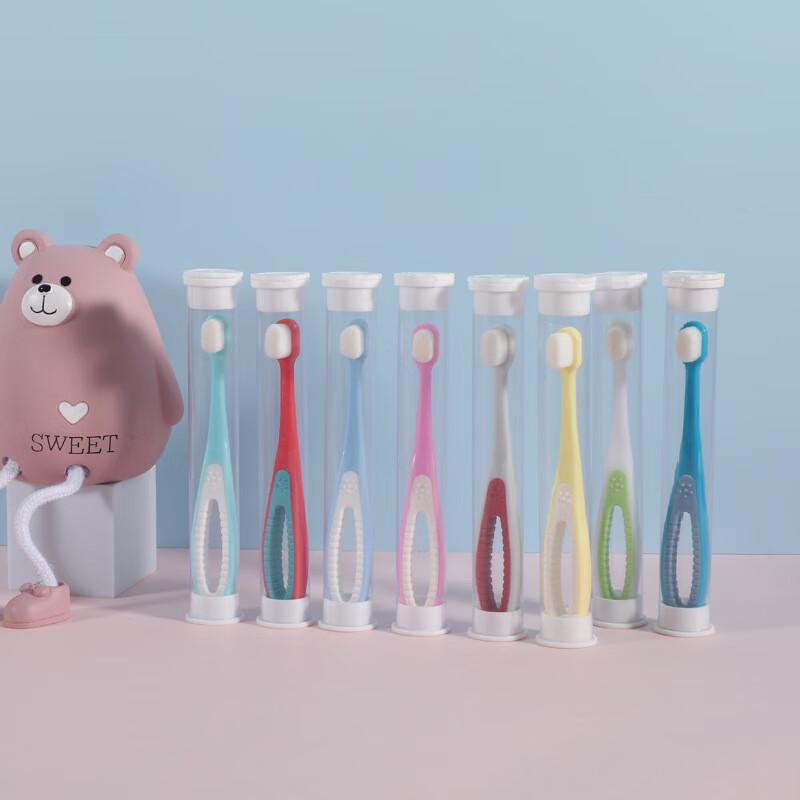 SaJie Weiche Borsten Hohl Kinderzahnbürste (2er-Pack)