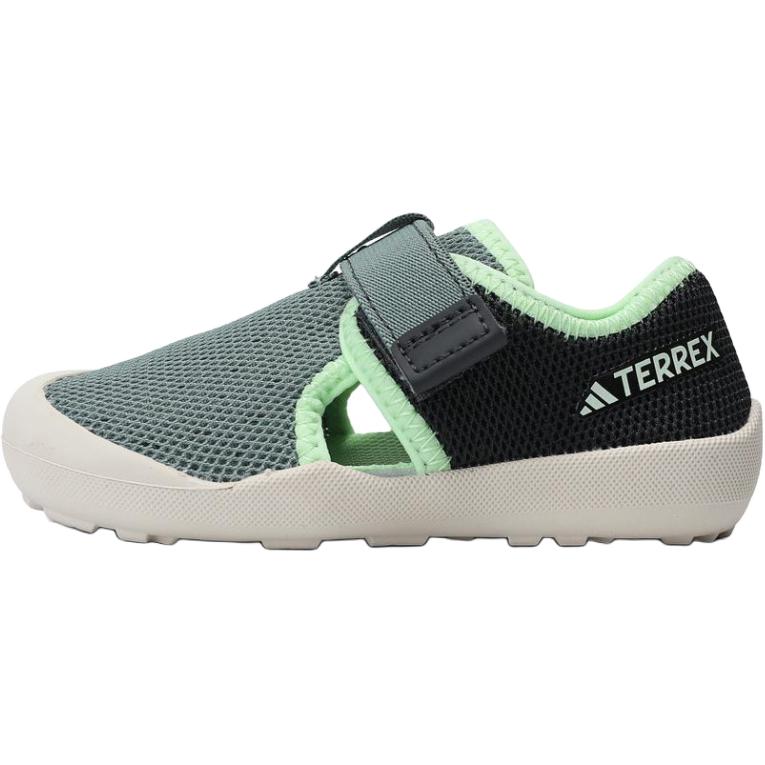 New Baby Adidas Captain Toey Breathable Lightweight Low-Top Toddler Shoes Gray Green IF3109