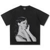 2026 Rihanna Grafisch T-shirt Unisex Popzanger Casual Katoen Korte Mouw Trendy Streetwear Mode Top HipHop T-shirt