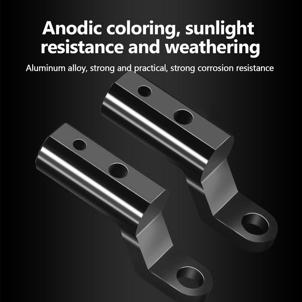 Motorcycle Handlebar Rearview Mirror, Bike Mount Clamp | Rearview Mirror Extension Rod Bicycle Conversion