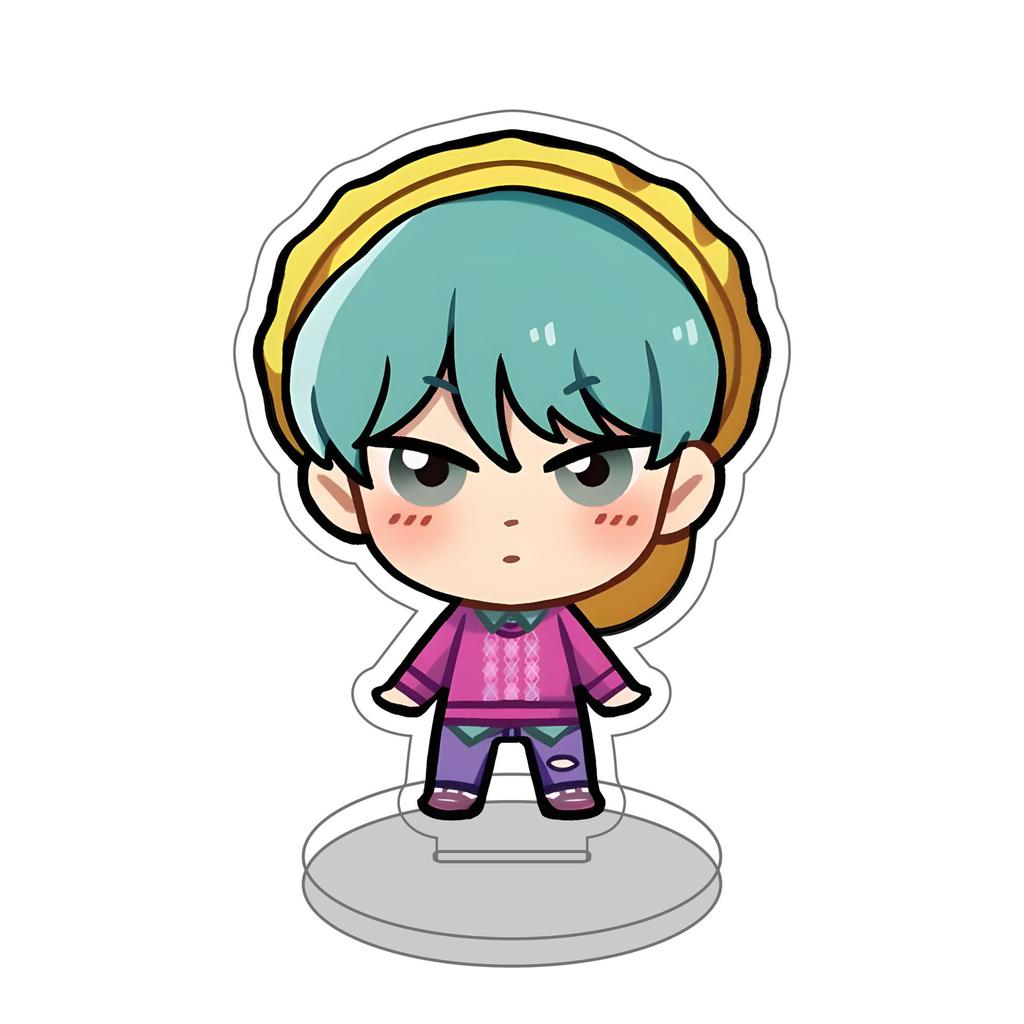 Girls Group Anime Peripheral Stand Girls Group Acrylic Stand Secondary Ornaments Small Stand Student Gift