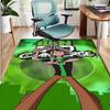 Ben 10 Cartoon Pattern Rug, Indoor/Outdoor Mat, for Picnic, Gameroom, Bedroom, Office, Living Room, Home Decor Carpet, Birthday Gift