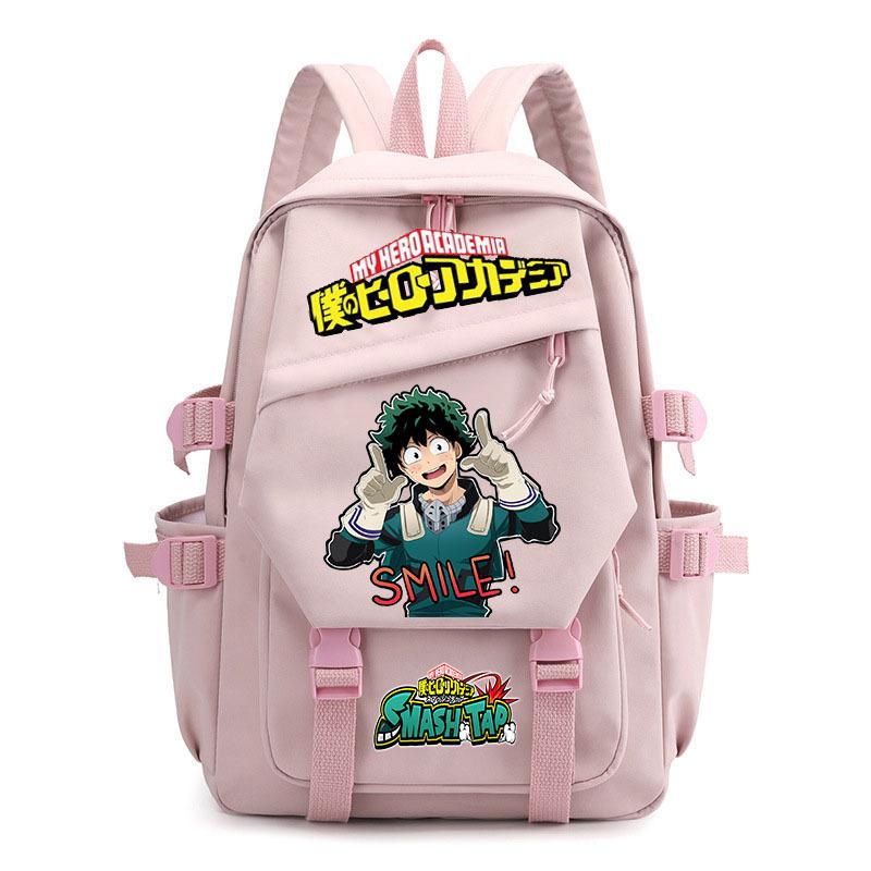 My Hero Academy School Bag Children's Backpack Elementary School Bag Male Female Junior High School Student College Student Campus Backpack
