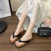 Platform Slippers Women Open Toe Slingback Sandals Female Square Toe Summer Simple Designer Women's Flip-flops Chanclas De Mujer