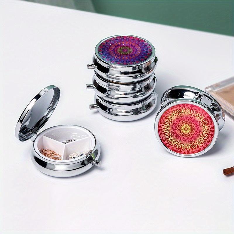 1PC 3-Compartment Mini Portable Jewelry Storage Bag Travel Organizer Travel Essential Storage Box