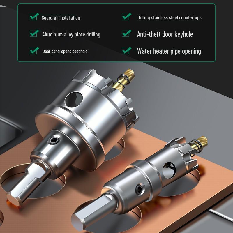 Metal için Çok Fonksiyonlu Süper Sert Paslanmaz Çelik Delik Zımbalama Matkap Ucu