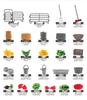 Cross-Border Children's Horse Farm Playset with Pinto Horse, Worker, Fence, Tools, Haystack, and Scene Decoration