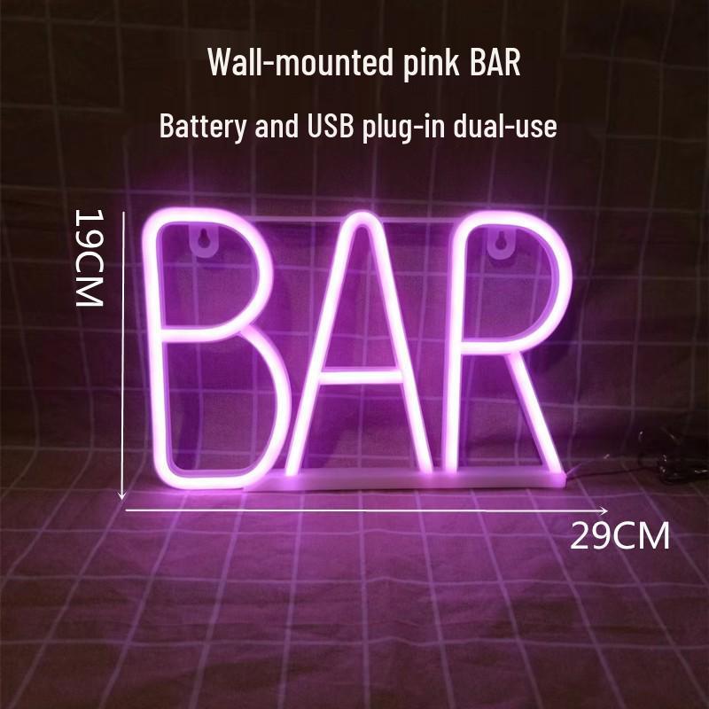 LED Neon Butterfly & Planet Wall Light - Decorative E-sports, Bar, and Photo Prop Night Light
