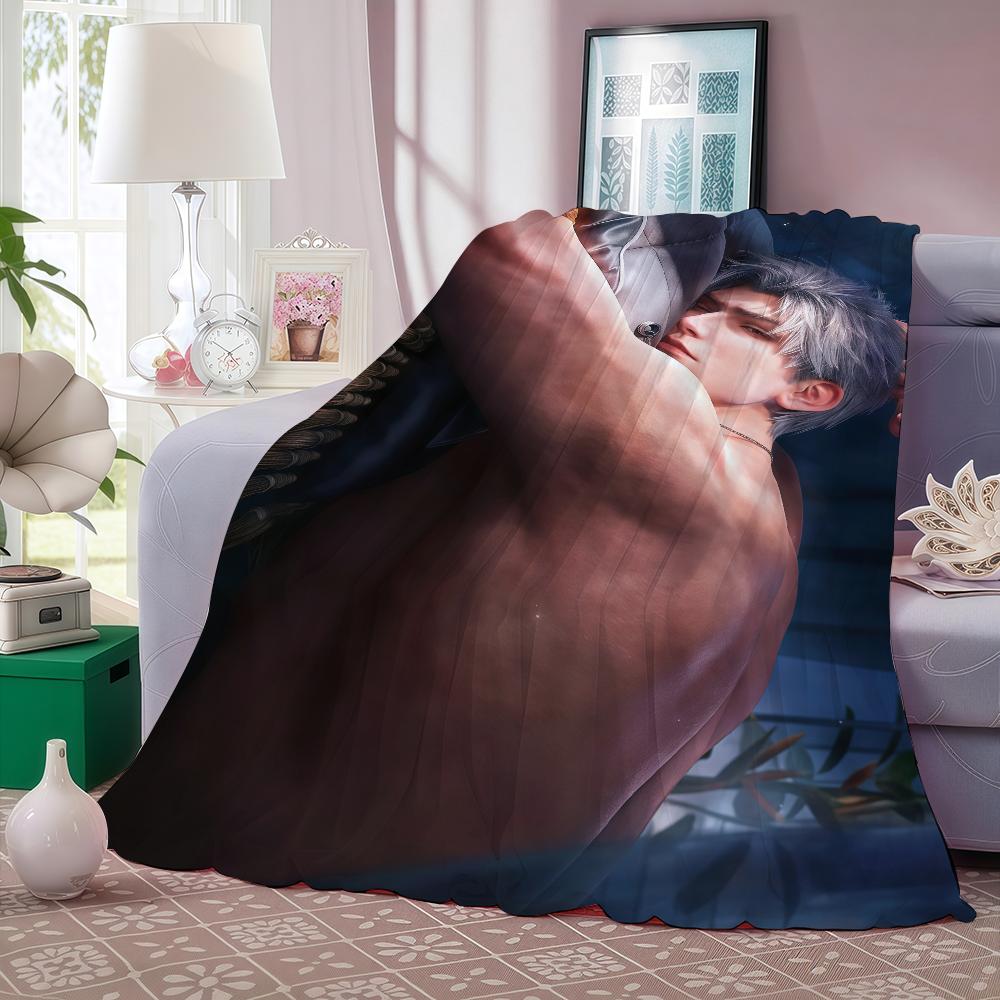 Love and Deepspace Sylus Blanket For Sofa Office Bed Plane Travel Sleep Read Relax Camping Soft And Warm