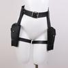 Halloween PU Leather Waist Cover Western Cowboy Style Decorative Belt Cosplay Role Play Prop Accessories Available for Men Women