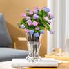 Petals Glass Vase Decorative Plant Pot Simple Flower Arrangement Container Modern for