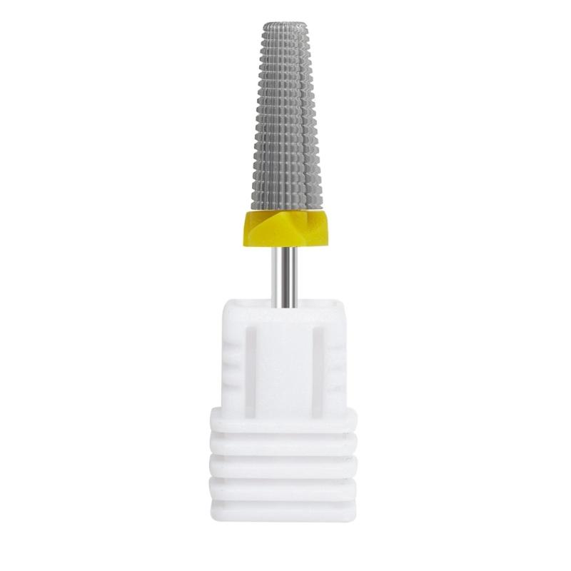 

Gentle on Nails Filing Bit Solid Steel Callus Remover Bit Nail Polishing Attachment Professional Nail Art for Wom