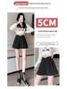 Women's High Waist Woolen Wide-Leg Shorts, Autumn/Winter 2024 Collection - Versatile Casual Wear, Available in Small to Plus Sizes.