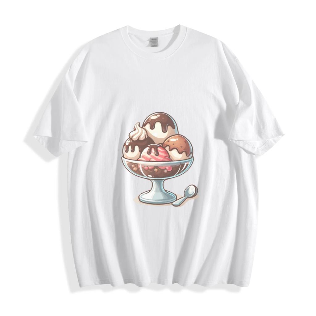 Chocolate Sundae Supreme T-Shirt - Decadent Dessert Delight Unisex Tee